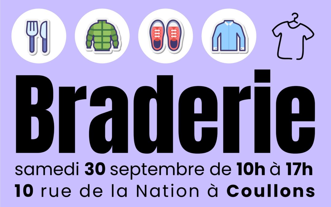 Braderie à Coullons